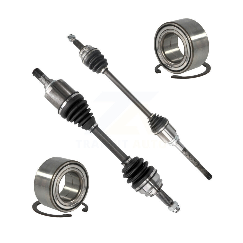 CV Axle Drive Shaft And Bearing Front Kit For Jeep Patriot Compass Dodge Caliber