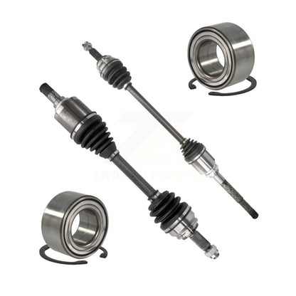 CV Axle Drive Shaft And Bearing Front Kit For Jeep Patriot Compass Dodge Caliber