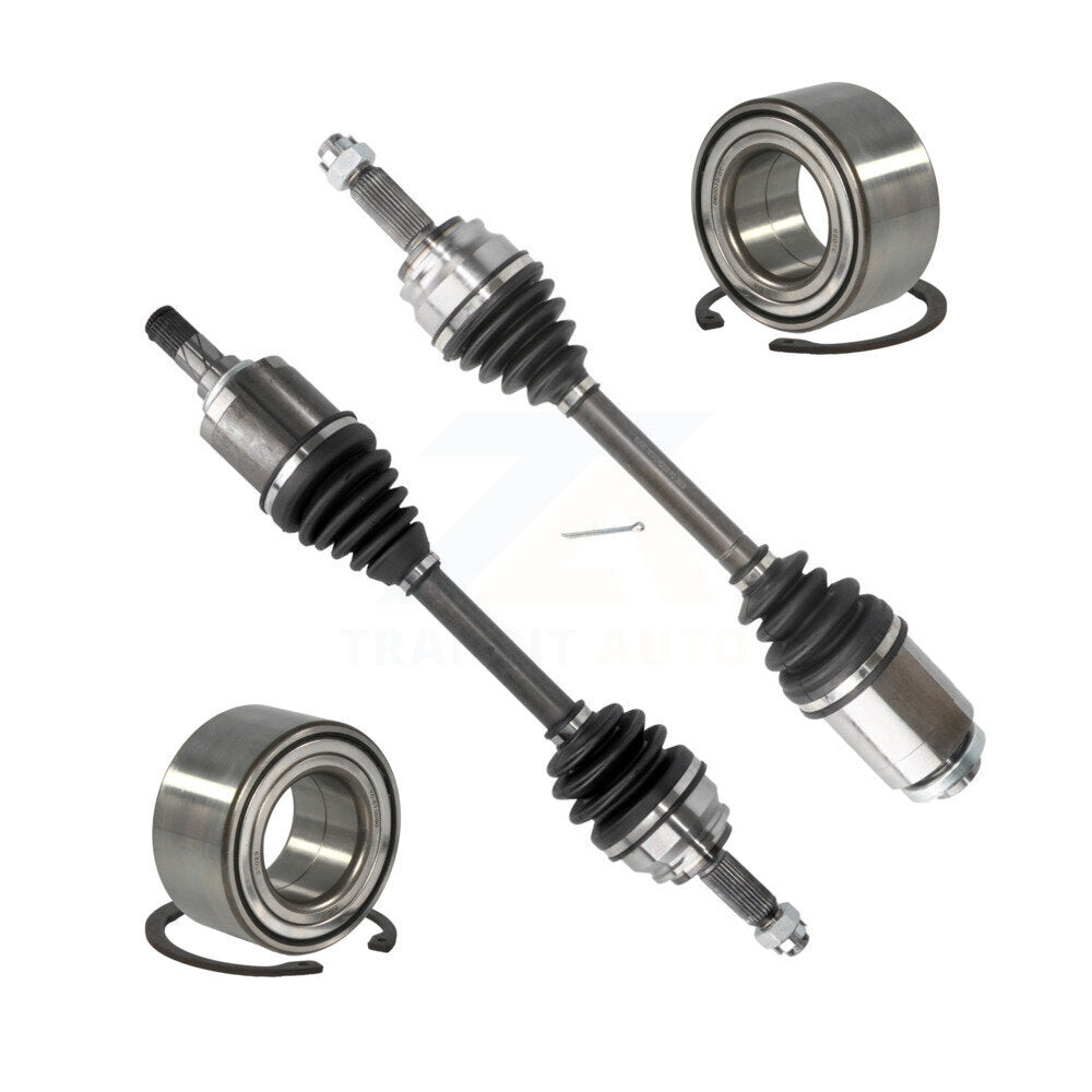 CV Axle Drive Shaft And Bearing Front Kit For Jeep Patriot Compass Dodge Caliber
