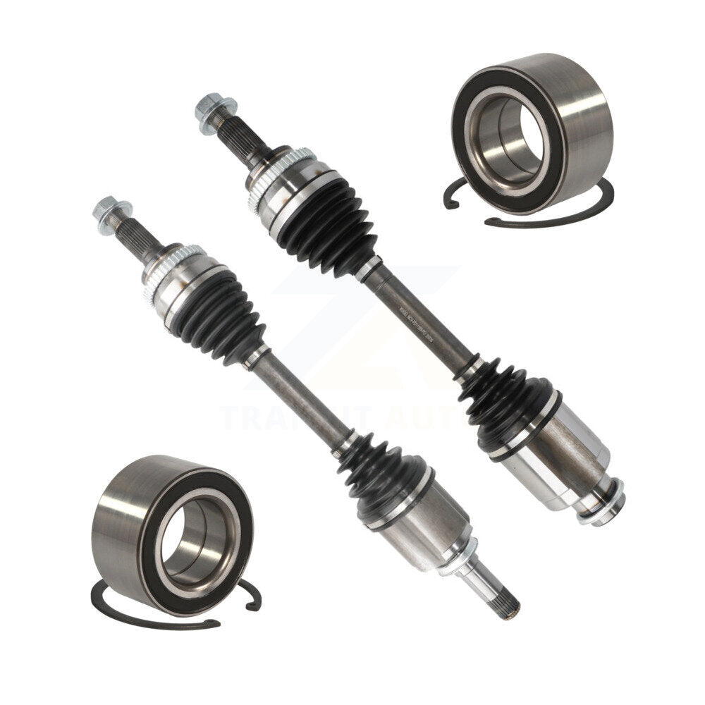 CV Axle Drive Shaft Assembly And Bearing Front Kit For Ford Edge Lincoln MKX