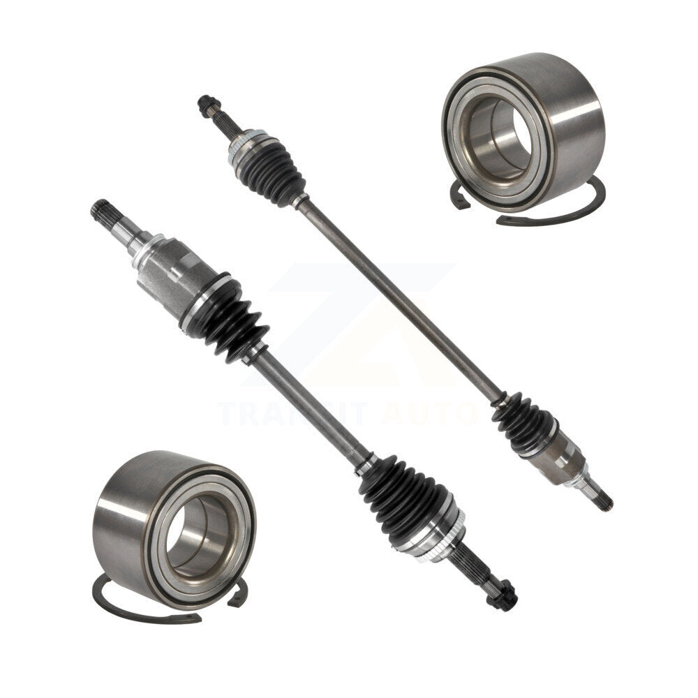 CV Axle Drive Shaft And Bearing Front Kit For Toyota Corolla Matrix Pontiac Vibe