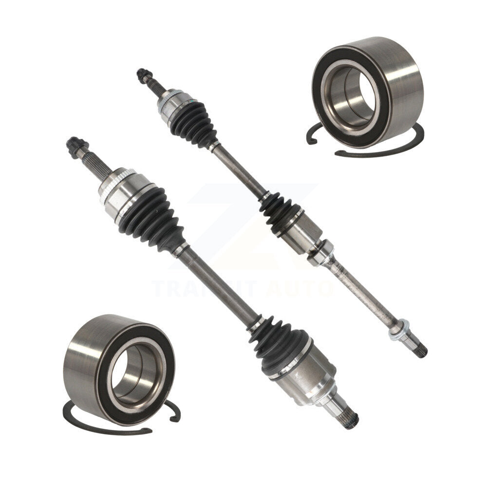 CV Axle Drive Shaft And Bearing Front Kit For Toyota Camry Highlander Solara