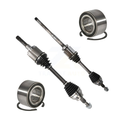 CV Axle Drive Shaft Complete Assembly And Bearing Front Kit For Ford Escape
