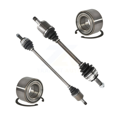 CV Axle Drive Shaft Assembly And Bearing Front Kit For Honda Civic Acura EL