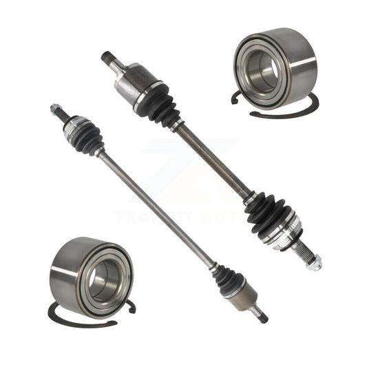 CV Axle Drive Shaft Assembly And Bearing Front Kit For Honda Civic Acura EL
