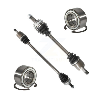 CV Axle Drive Shaft Assembly And Bearing Front Kit For Honda Civic Acura EL