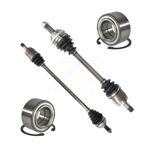 CV Axle Drive Shaft Assembly And Bearing Front Kit For Honda Civic Acura EL