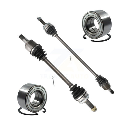 CV Axle And Bearing Front Kit For 2007-2010 Hyundai Elantra Sedan with 2.0L