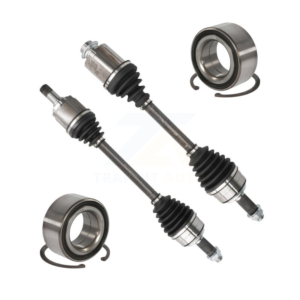 CV Axle And Bearing Front Kit For Honda Accord 3.5L with Automatic transmission