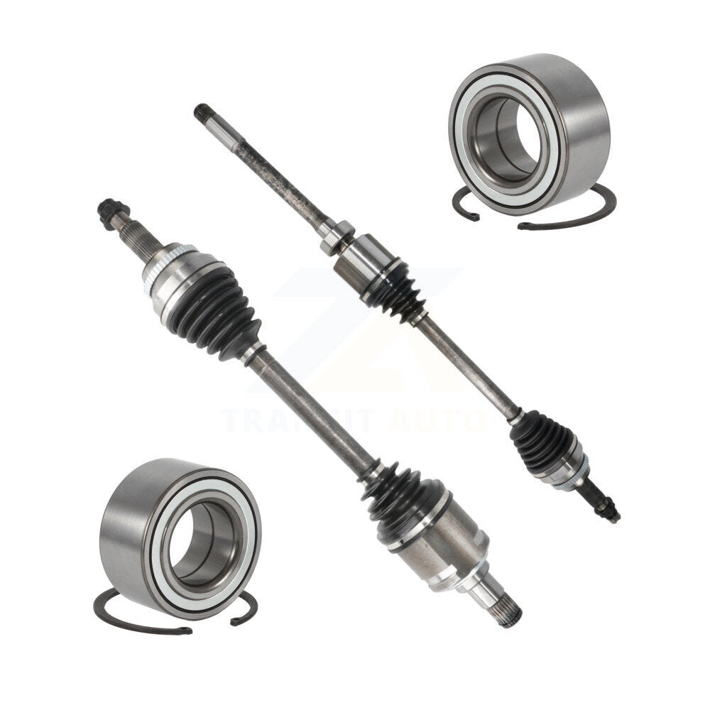 CV Axle Drive Shaft And Bearing Front Kit For Lexus RX350 Toyota Highlander