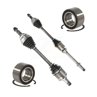 CV Axle Drive Shaft And Wheel Bearing Front Kit For Toyota Venza Primary Design