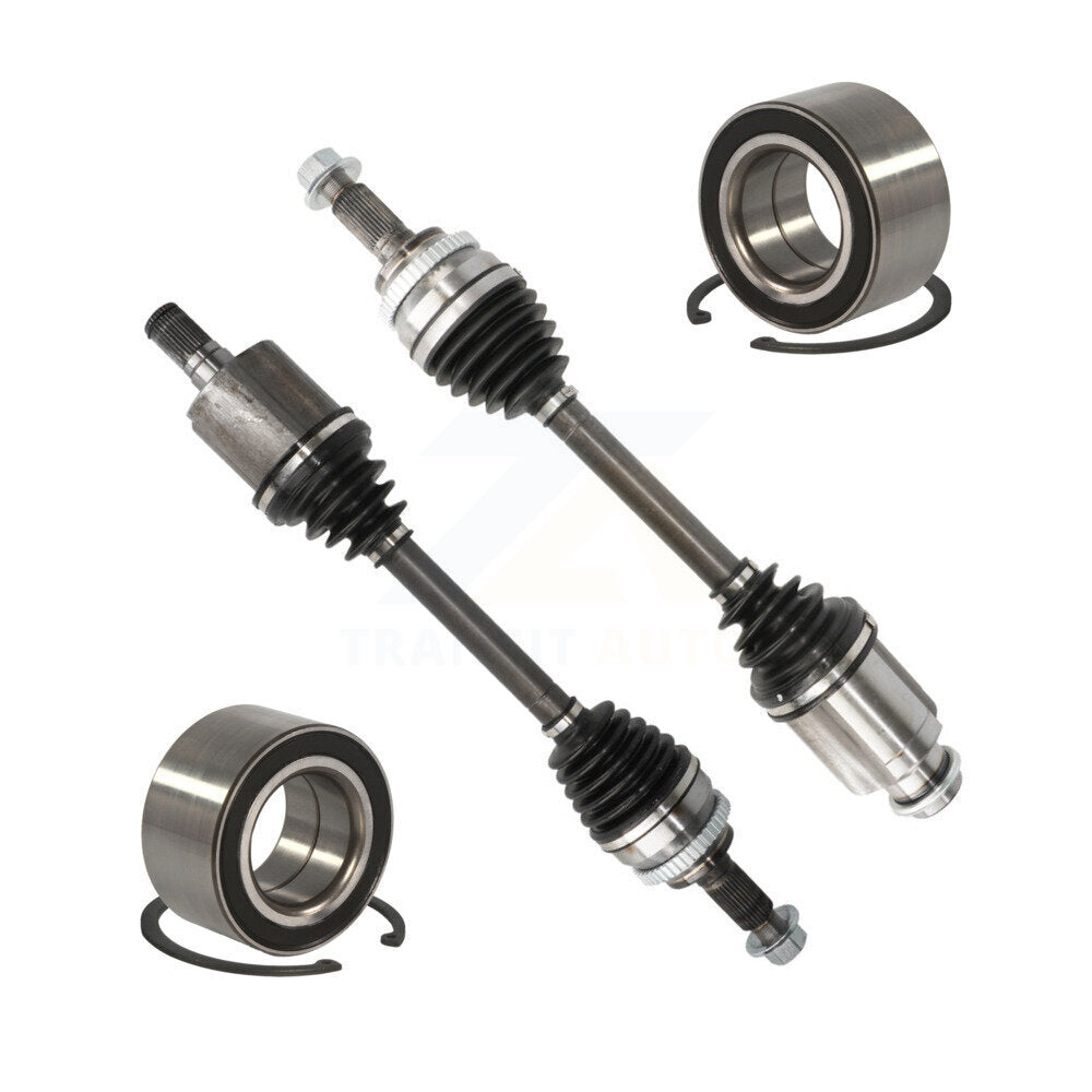 CV Axle And Bearing Front Kit For 2007-2012 Mazda CX-7 2.3L with Turbocharged