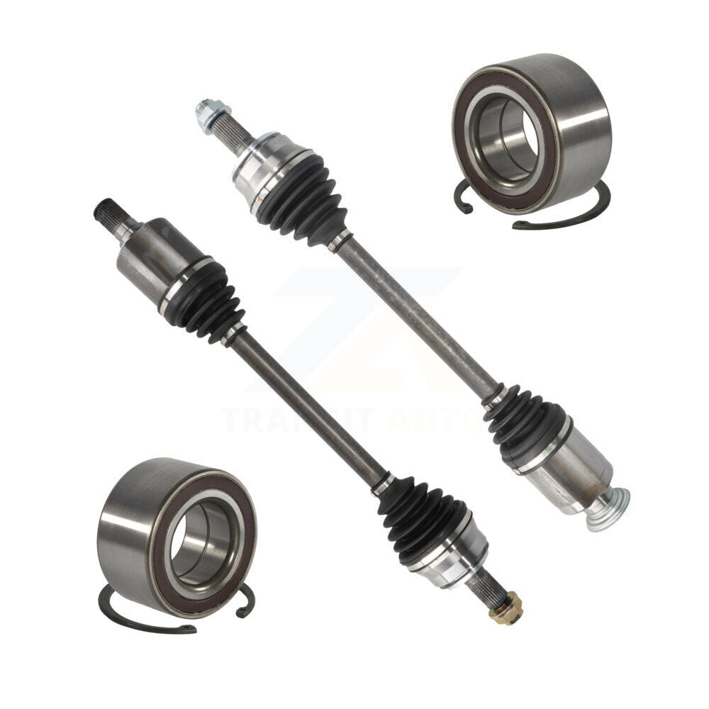 CV Axle Drive Shaft And Bearing Front Kit For Honda Pilot Acura MDX Passport