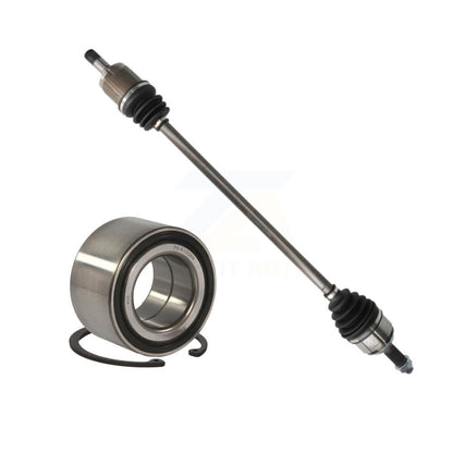 CV Axle Drive Shaft Assembly And Wheel Bearing Front Right Kit For Honda Civic
