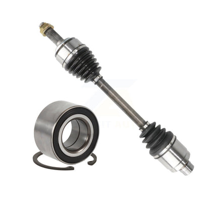 CV Axle Drive Shaft And Wheel Bearing Front Right Kit For Honda Civic Acura CSX