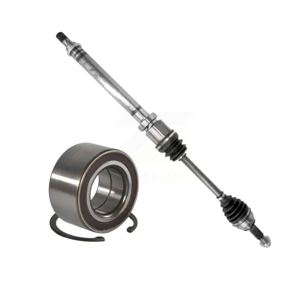 CV Axle Drive Shaft Assembly And Wheel Bearing Front Right Kit For Ford Fiesta