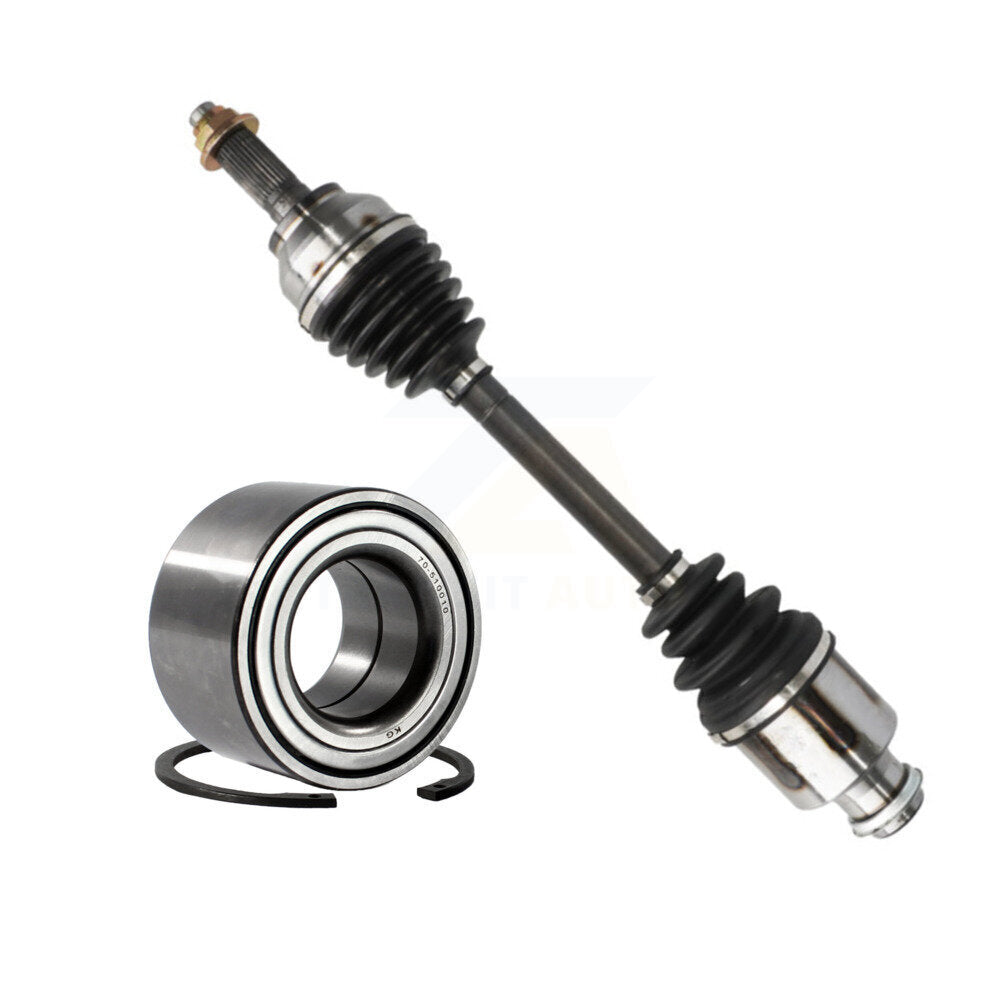 CV Axle Drive Shaft Complete Assembly And Bearing Front Right Kit For Mazda 3