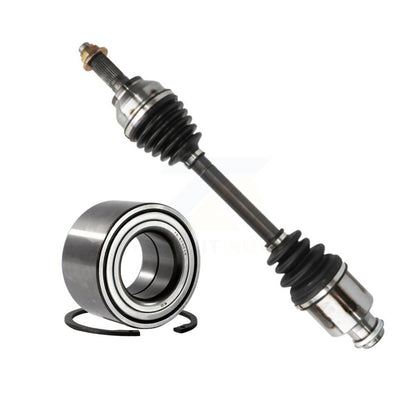 CV Axle Drive Shaft Complete Assembly And Bearing Front Right Kit For Mazda 3
