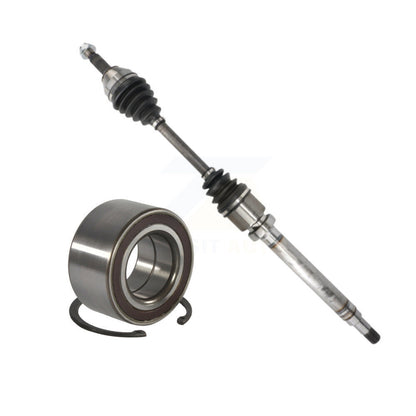 CV Axle Drive Shaft Complete Assembly And Bearing Front Right Kit For Ford Focus