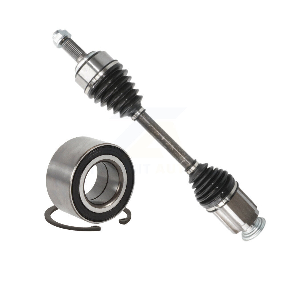 CV Axle Drive Shaft Assembly And Wheel Bearing Front Right Kit For Honda Civic