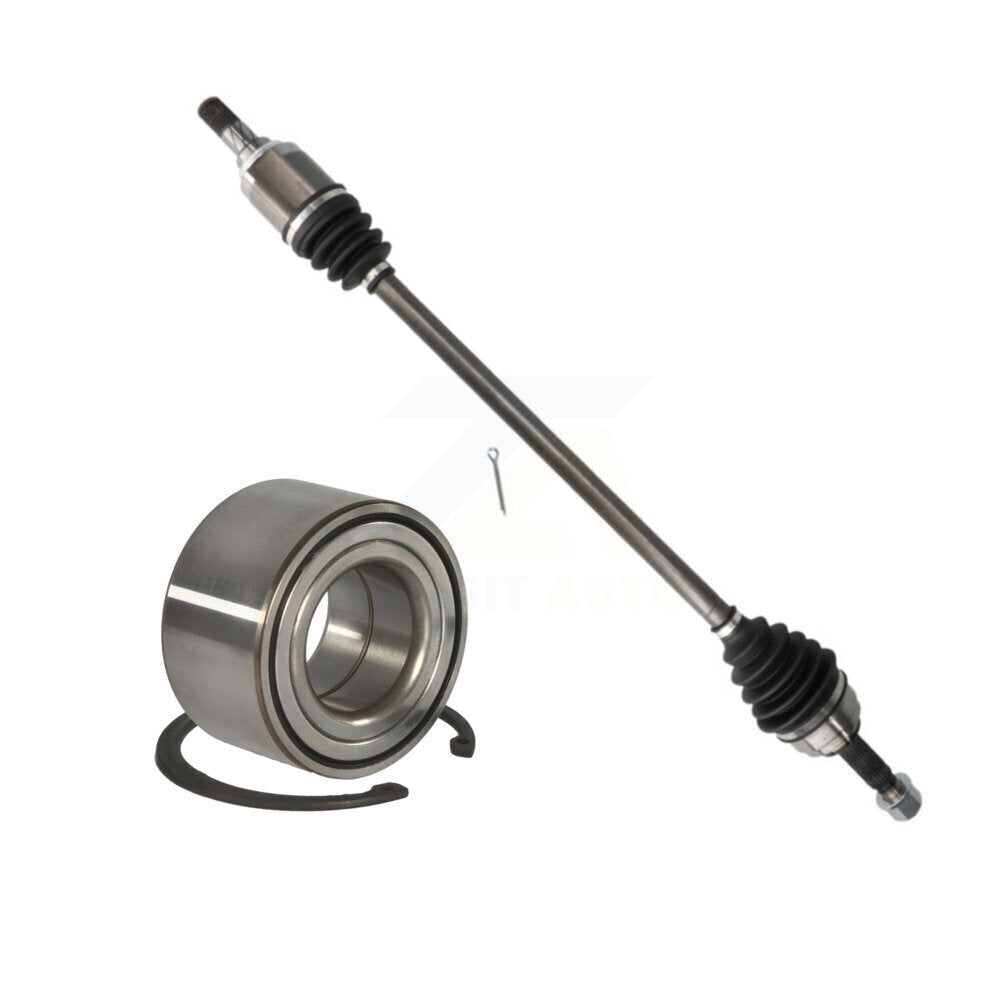 CV Axle Drive And Bearing Front Right Kit For 2010-2011 Nissan Versa w o CVT