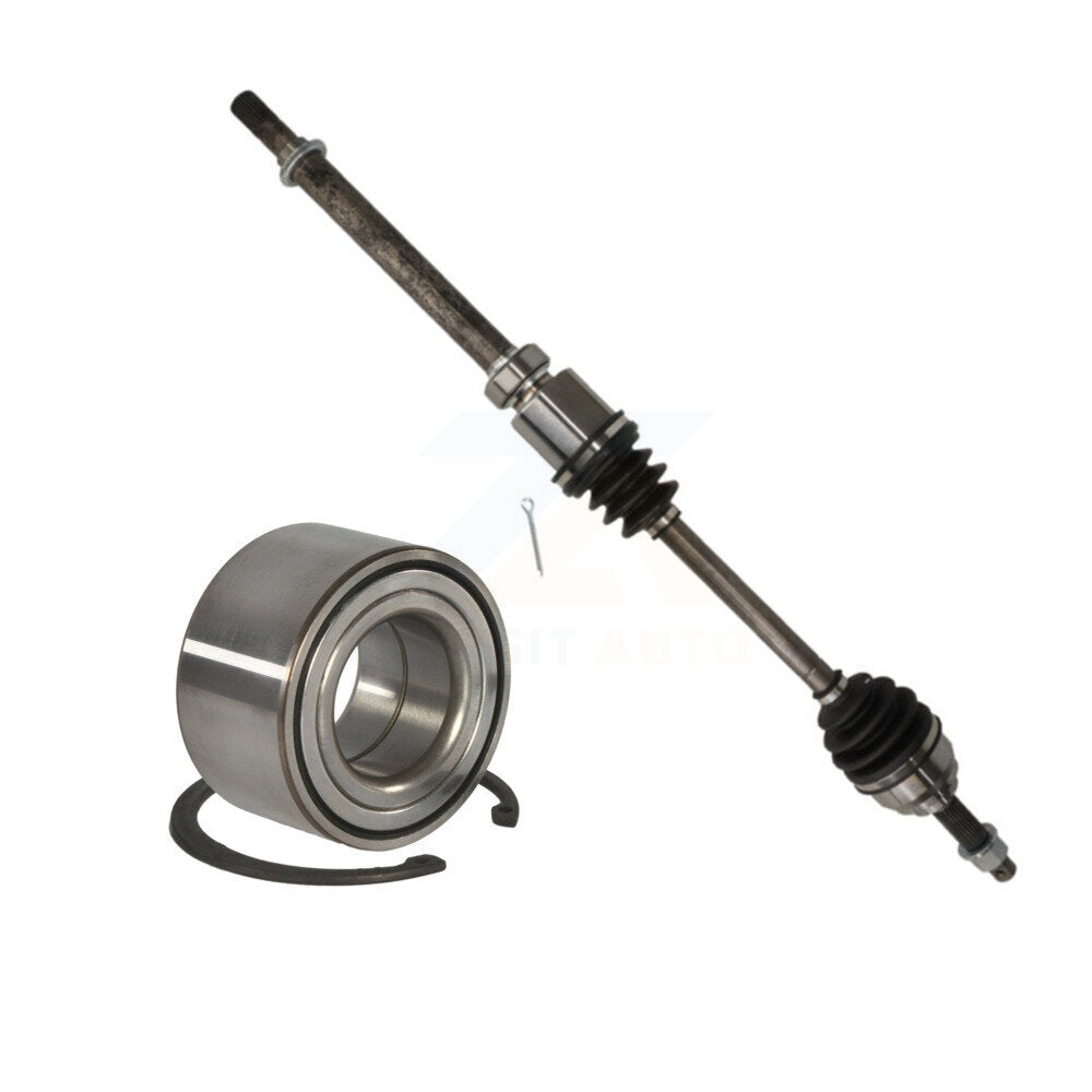 CV Axle Drive Shaft Assembly And Wheel Bearing Front Right Kit For Nissan Versa