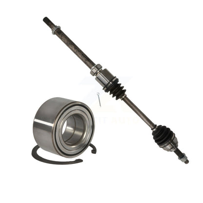 CV Axle Drive Shaft Assembly And Wheel Bearing Front Right Kit For Nissan Versa