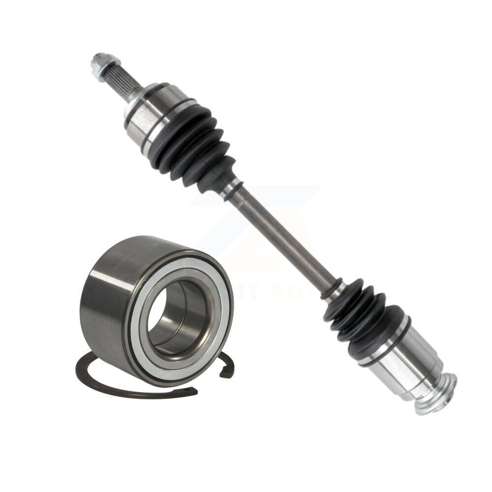 CV Axle Drive Shaft Complete Assembly And Bearing Front Right Kit For Honda Fit