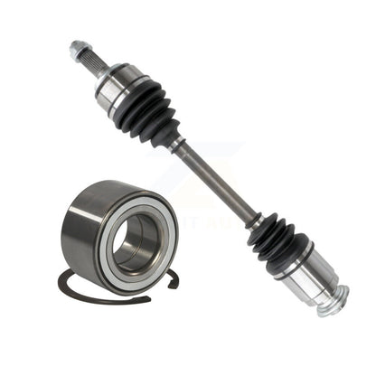 CV Axle Drive Shaft Complete Assembly And Bearing Front Right Kit For Honda Fit