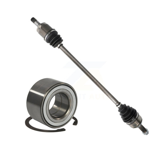 CV Axle Drive Shaft Complete Assembly And Bearing Front Right Kit For Honda Fit