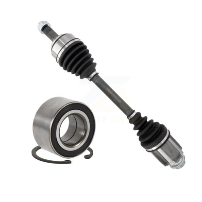 CV Axle Drive Shaft And Wheel Bearing Front Right Kit For Honda Accord Acura TL