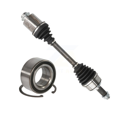 CV Axle Drive Shaft Assembly And Wheel Bearing Front Right Kit For Honda Accord