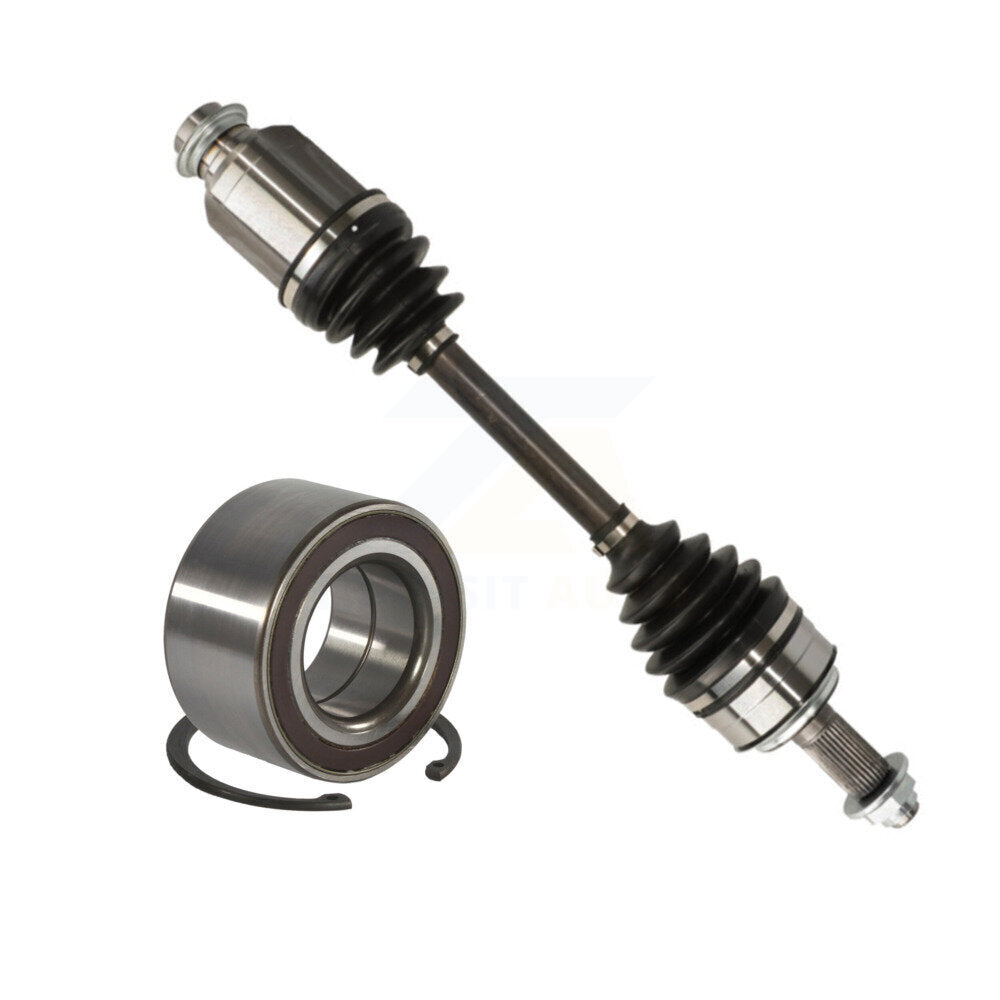 CV Axle Drive Shaft Complete Assembly And Bearing Front Right Kit For Honda CR-V