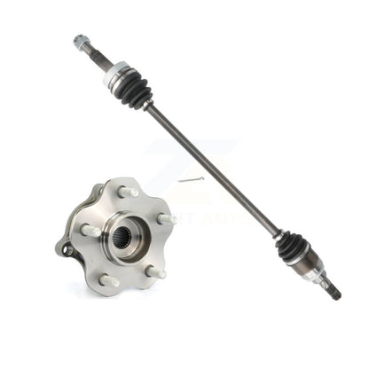 CV Axle Drive Shaft And Hub Bearing Assembly Rear Left Kit For Nissan Rogue AWD