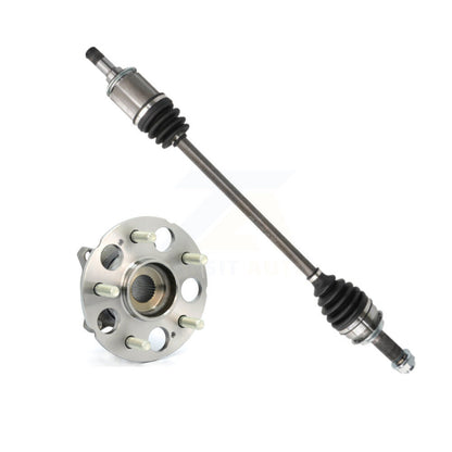 CV Axle Drive Shaft And Wheel Hub Bearing Assembly Rear Left Kit For Honda CR-V