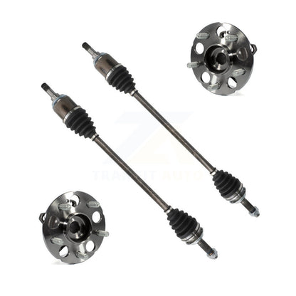CV Axle Drive Shaft And Wheel Hub Bearing Rear Kit For 2013-2016 Honda CR-V AWD