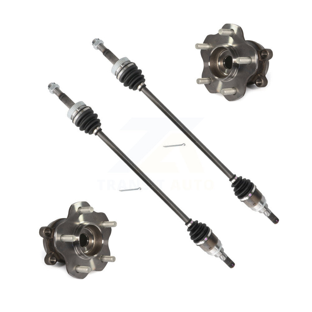 CV Axle Drive Shaft And Hub Bearing Assembly Rear Kit For Nissan Rogue Sport