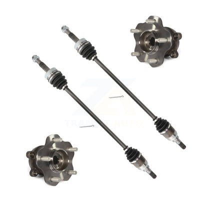 CV Axle Drive Shaft And Hub Bearing Assembly Rear Kit For Nissan Rogue Sport