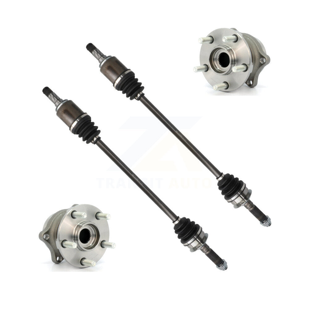 CV Axle Drive Shaft And Wheel Hub Bearing Rear Kit For Subaru Crosstrek Legacy