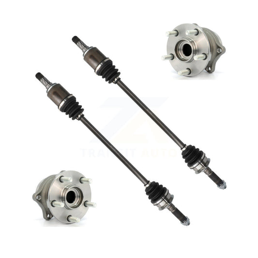 CV Axle Drive Shaft And Wheel Hub Bearing Rear Kit For Subaru Crosstrek Legacy