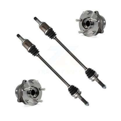 CV Axle Drive Shaft And Wheel Hub Bearing Assembly Rear Kit For Subaru Crosstrek