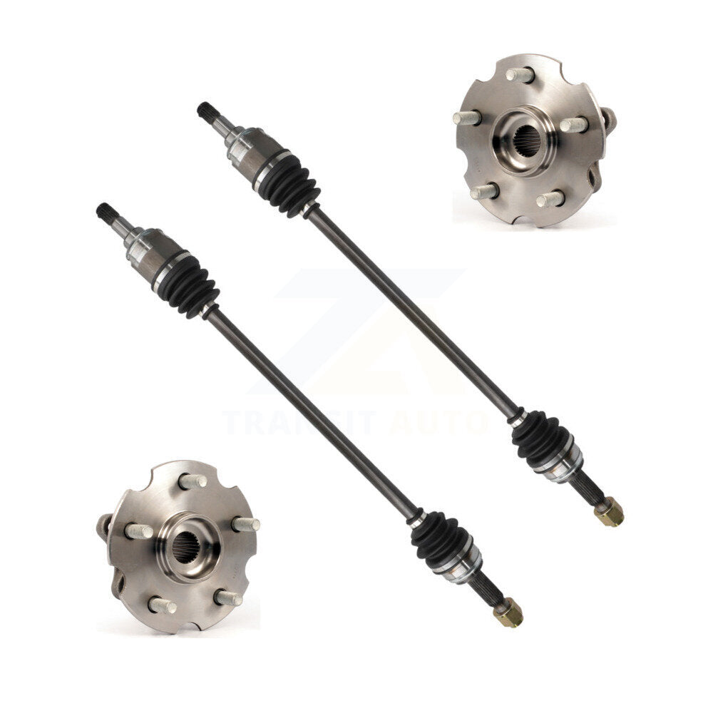 CV Axle Drive Shaft And Wheel Hub Bearing Rear Kit For Toyota RAV4 Lexus NX200t