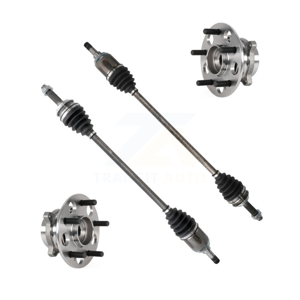 CV Axle Drive Shaft And Complete Hub Bearing Assembly Rear Kit For Honda CR-V