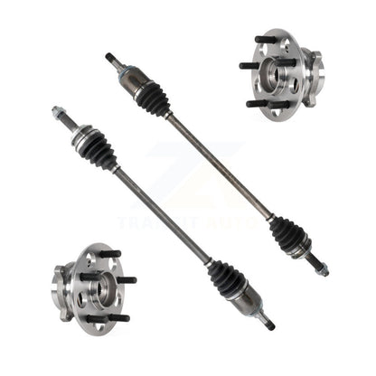 CV Axle Drive Shaft And Complete Hub Bearing Assembly Rear Kit For Honda CR-V