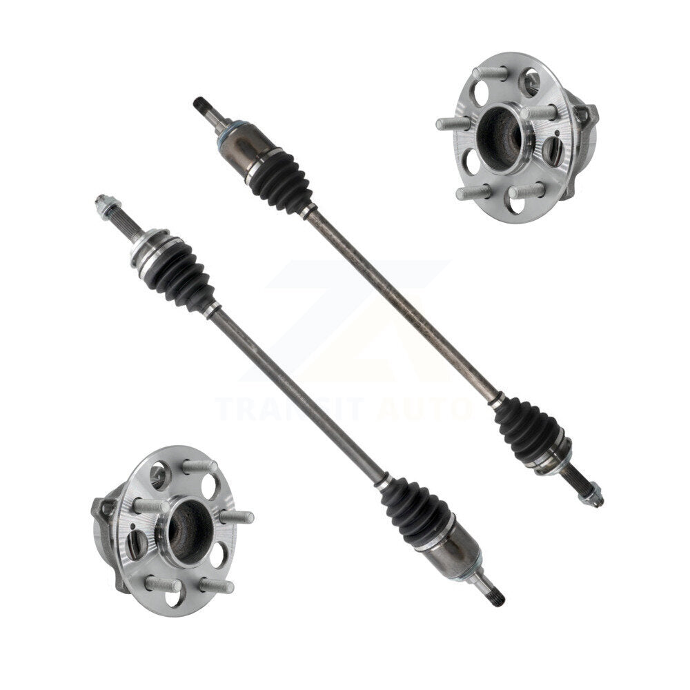 CV Axle Drive Shaft And Complete Hub Bearing Assembly Rear Kit For Honda CR-V