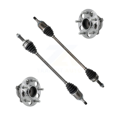 CV Axle Drive Shaft And Complete Hub Bearing Assembly Rear Kit For Honda CR-V