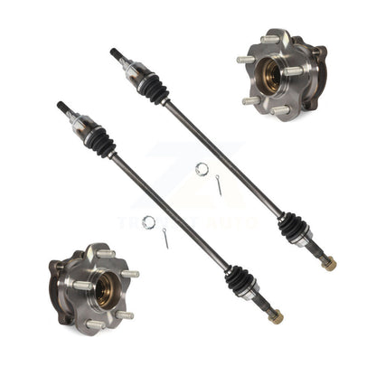 CV Axle Shaft And Hub Bearing Rear Kit For Nissan Pathfinder INFINITI QX60 JX35