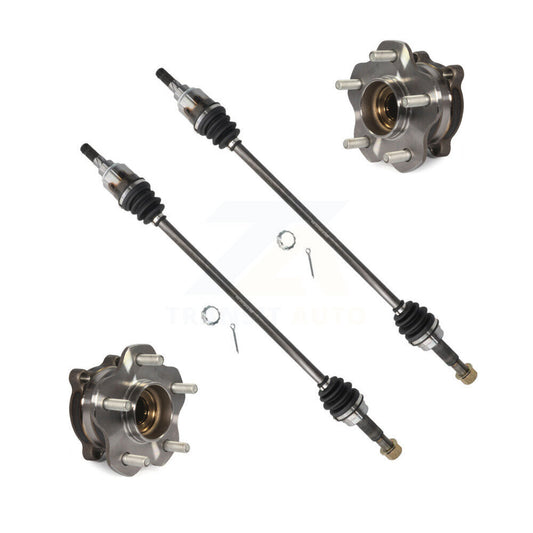 CV Axle Shaft And Hub Bearing Rear Kit For Nissan Pathfinder INFINITI QX60 JX35