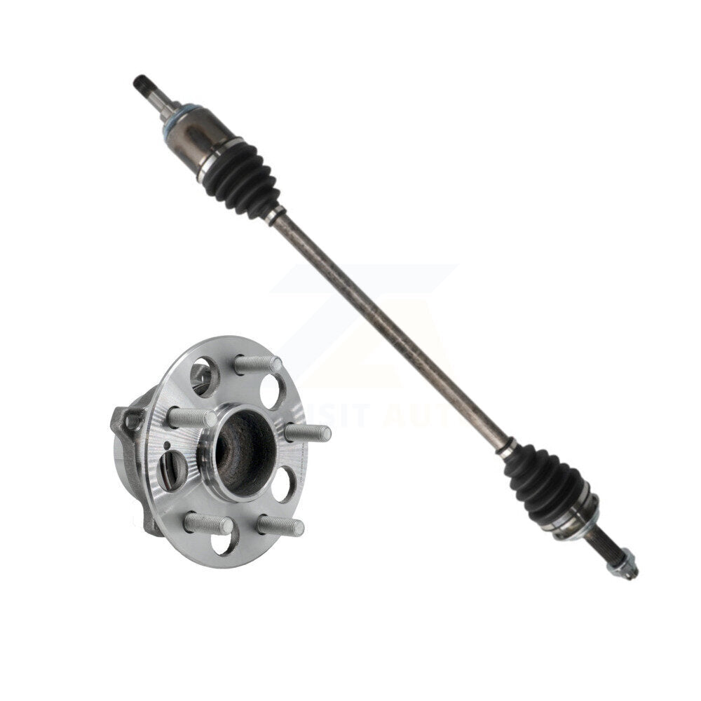 CV Axle Drive Shaft And Wheel Hub Bearing Assembly Rear Right Kit For Honda CR-V
