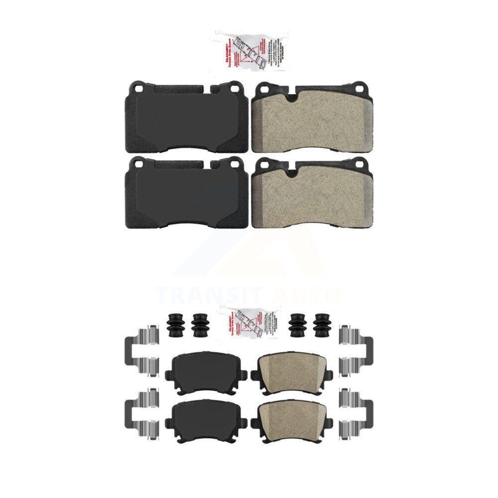 Semi-Metallic Ceramic Disc Brake Pads Front Rear Kit For Audi TT RS Quattro